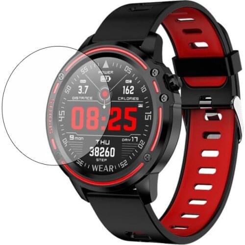 3pcs Clear Transparent Protective Film Guard For Hold mi Greentiger L8 Smart Watch Screen Protector Cover Smartwatch Protection