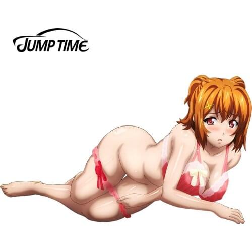 JumpTime 13cm x 7.7cm Car Stickers Car Accessories 3D Sexy Anime Japanese Maken-Ki! Vinyl Car Sticker Bumper Decals