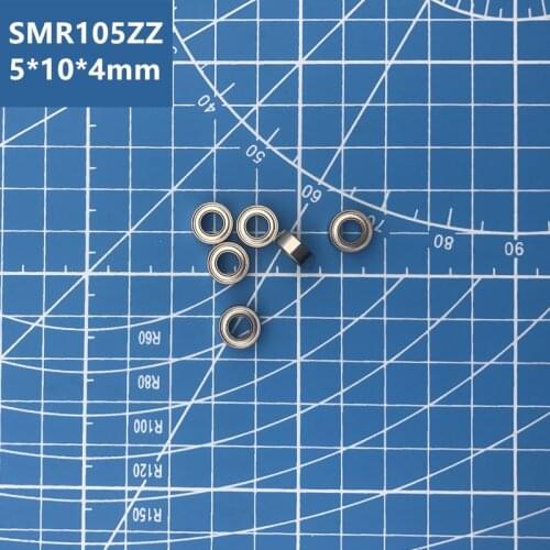 Free Shipping High quality miniature stainless steel deep groove ball bearing (stainless steel 440C material) SMR105ZZ 5*10*4 mm