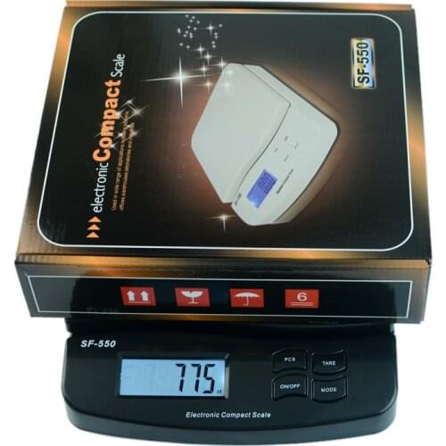 25kg/55lb Electronic compact Postal Scale Parcel Letter Postage Mail Weighing Scales Shop Commercial Weight Kitchen scale