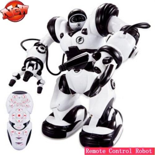 Early Learning Toy Intelligent Remote Control Robot RC Robot With Dancing Singing Walking Simulation Sound Effect Kid toy gifts