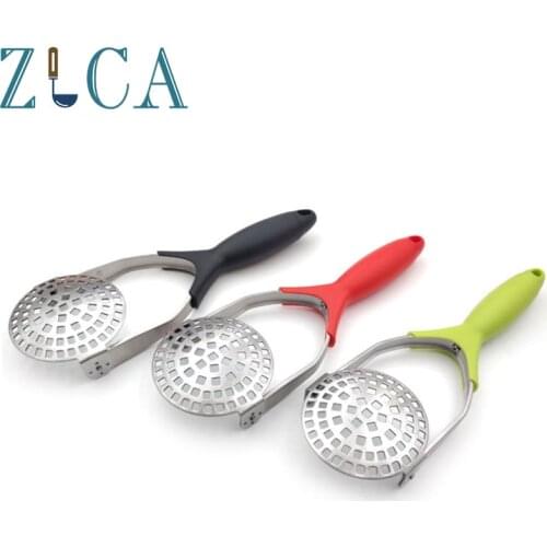 Kitchen Gadgets Stainless Steel Potato Masher Foldable Potato Pressing Tool Vegetable Kitchen Tools Crusher Kitchen Accessories