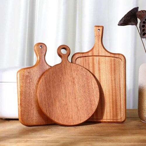 Kitchen Cutting Board Dessert Food Fruit Wooden Plate Trays Whole Wood Chopping Board