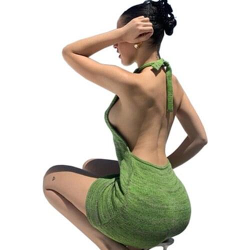 LAMLKKY Summer Knitted Dresses