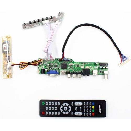 M6V5 LCD TV controller board support TV AV VGA Audio USB HDMI-compatible for 19 inch lcd panel 1440X900 M190PW01 V6 LTM190BT03