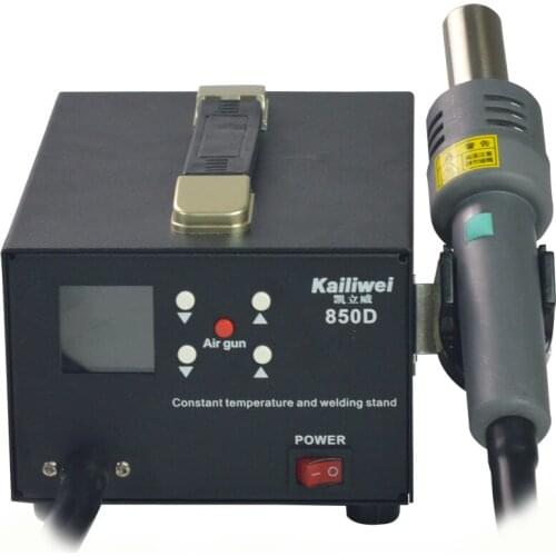 Circuit board maintenance welding station digital display hot air gun welding station two in one KAILIWEI 850D