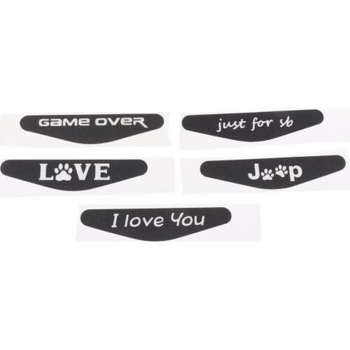 Prettyia 5x LED Light Bar Decal Sticker for Sony