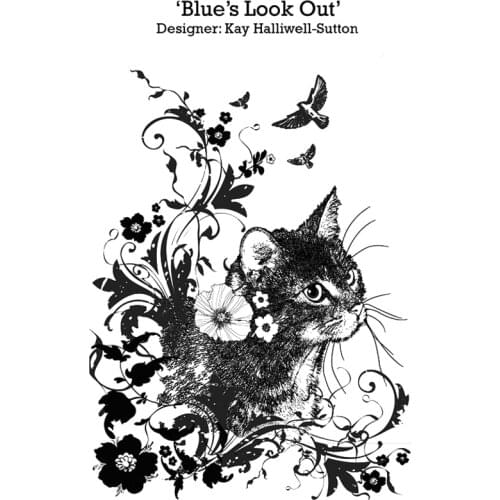 2021 New Retro Animal Cat Clear Stamps For DIY Craft Making Greeting Card and Album Paper Scrapbooking No Metal Cutting Dies Set