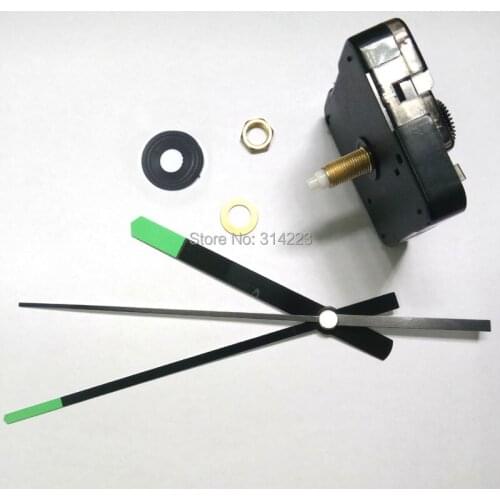 Wholesale Noctilucent function Quartz Clock Movement for Clock Mechanism Repair DIY clock parts accessories shaft 20mm
