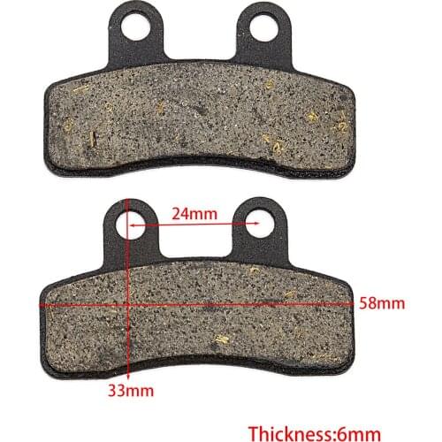 Orion Front Brake Pads for 70cc 110cc 125cc Apollo SSR SDG Coolster Dirt Pit Bike