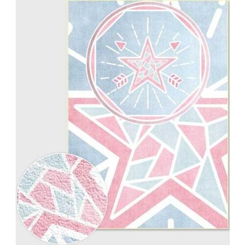 Pink five-pointed star 3D Printed Carpets For Living Room Bedroom Area Rug Family Anti-slip Floor Mat Home Decoration Big Carpet