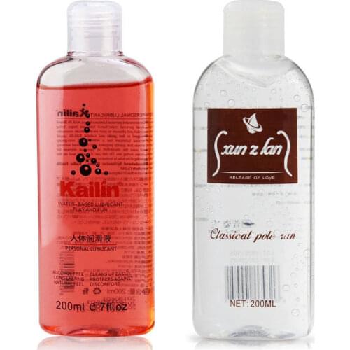 200ml Strawberry Flavor Edible Lubricant for Anal Vaginal Oral Sex Silicone Lubricating Oil Adult Sex Products Body Massage Gel