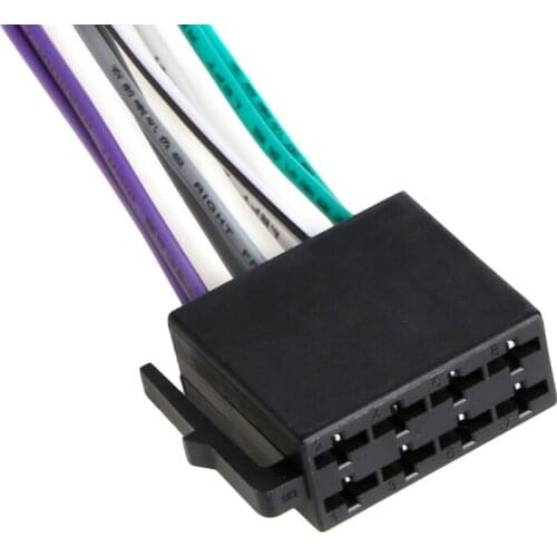 Universal Female ISO Wiring Harness Car Radio Adaptor Connector Wire Plug Kit