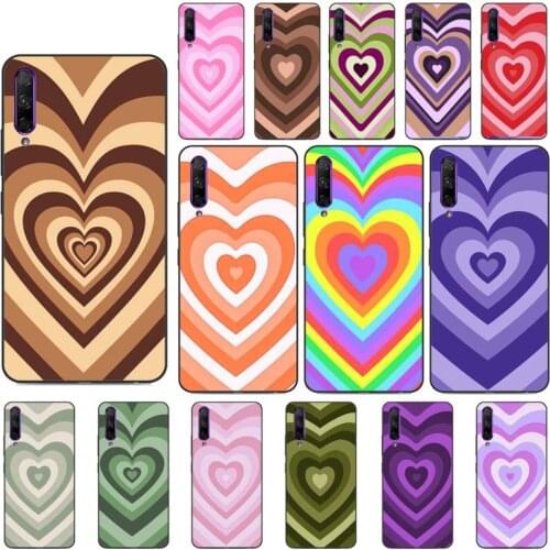 Yinuoda Latte Love Coffee Heart Phone Cases for Huawei Y5 II Y6 II Y5 Y6 Y7 Prime Y7Plus Y9 2018 2019