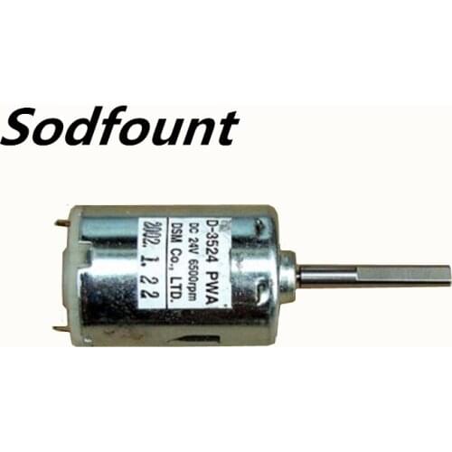 1PCS 545 motor DC24V 6500 RPM no-load current 0.12 A high torque with extension shaft