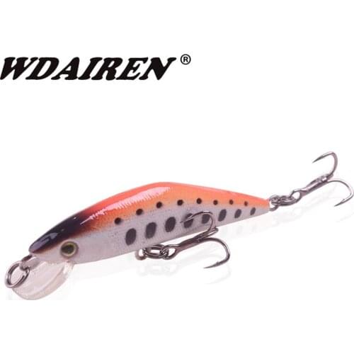 1PCS Minnow Bait 55mm 4.5g Sinking Hard Fishing Lure VMC Hook Isca Artificial Para Pesca Leurre Peche Fishing Wobblers