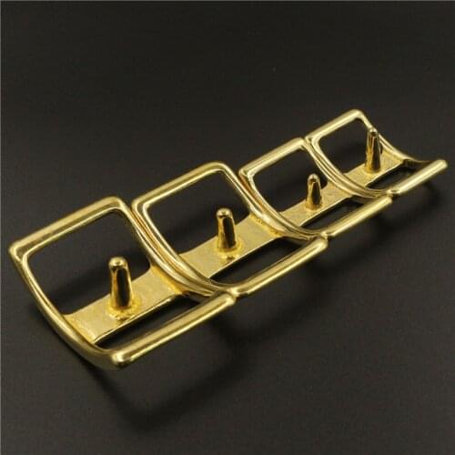 1pcs Solid Brass Conway Buckle Halter Harness Horse Bridle Tack Strap Belt Equestrian Hardware Leather Craft Accessories