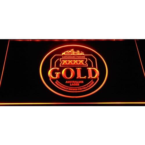 A277 Castlemaine XXXX Gold LED Neon Light Signs with On/Off Switch 7 Colors to choose