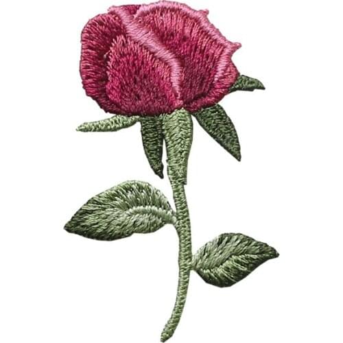 AHYONNIEX Brand 1PC Small Flower Applique Clothing Embroidery Patch Fabric Sticker Sew On Patch Craft Sewing Repair Embroidered