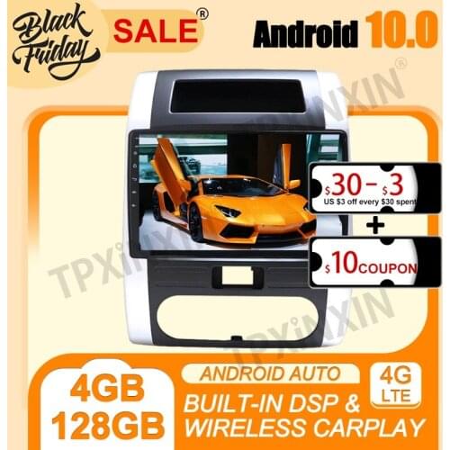 PX6 Android 10.0 4G+128G Carplay DSP For Nissan X-Trail 2008-2012 Multimedia Player Auto Radio Tape Recorder GPS Navi Head Unit