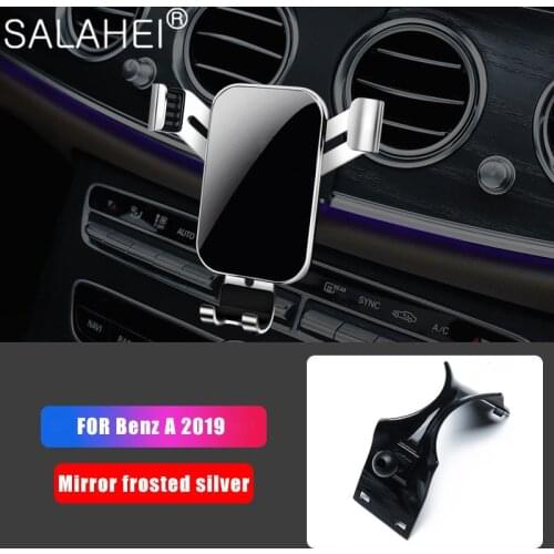 Car Phone Holder Mobile Phone Holder For Mercedes-Benz 2019 A Class W177 Air Vent Mount Bracket Phone Holder For iPhone Samsung