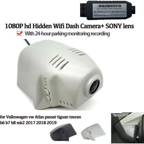 1080P Car DVR Wifi Video Recorder Dash Cam Camera for Volkswagen vw Atlas passat tiguan touran b6 b7 b8 mk2 2017 2018 2019