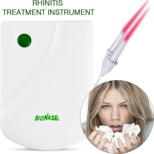 BioNase Nose Rhinitis Sinusitis Cure Therapy Massage Hay Fever Low Frequency Infrared Pulse Laser Nose Health Care Clean Machine