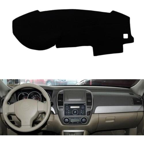 Car Dashboard Cover Dash Mat Dashmat Pad Anti-UV Sun Shade Instrument Carpet For Nissan Bluebird Sylphy Almera G11 2005-2012 LHD