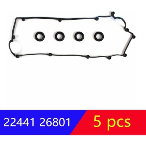 For hyundai Elantra Accent for kia Rio1.6L 2006-2011 Genuine Valve Cover Gasket Set 2244126801 22441 26801