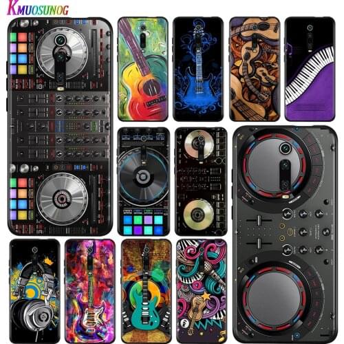 Guitar dj music For Redmi 10X 9 9C 9A 9I 9T 8 8A 7 7A 6 6A 5 5A 4X K30 K20 S2 5G Ultra Prime Pro Plus Phone Case