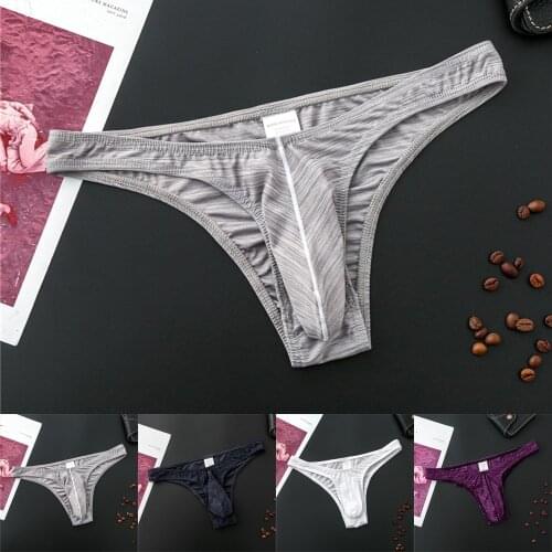 Hot Sale Men Underwear Briefs Breathable Ultra-Soft Sexy Male Panties Low Waist Cueca Tanga U Pouch Comfortable Underpants Slip