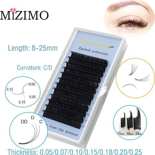 5 Box set Black Grafting Eyelash Soft Beauty Salon Special Artificial Mink Eair Eyelash Extension Tool