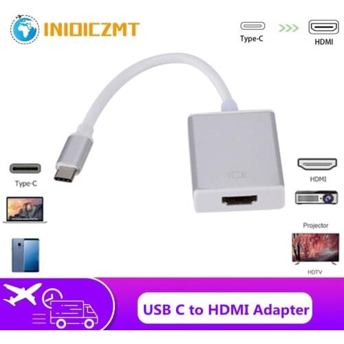 INIOICZMTI USB Type C to HDMI Adapter Cable USB 3.1 Thunderbolt 3 to HDMI USB C to HDMI Switch Cable Converter for Type C Device