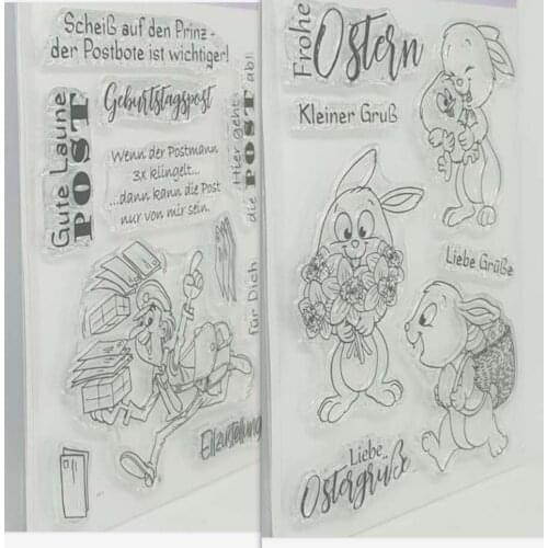 Small animal transparent Clear Silicone Stamp/Seal for DIY scrapbooking/photo album Decorative clear stamp sheets B0618