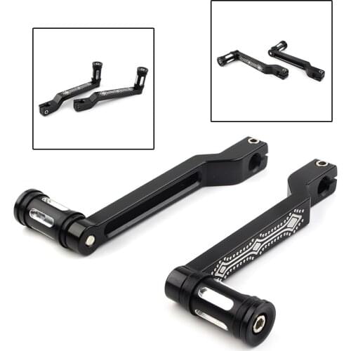 Motorcycle Black Toe Shift Lever w/ Shifter Peg For Harley Touring Softail Tri Glide CVO FLHTKSE 2014-2019 FLHTCU 1989-2019
