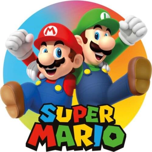 Carton Mario DIY 11CT Cross Stitch Embroidery Kits Craft Needlework Set Cotton Thread Printed Canvas Home Decoration On Sale