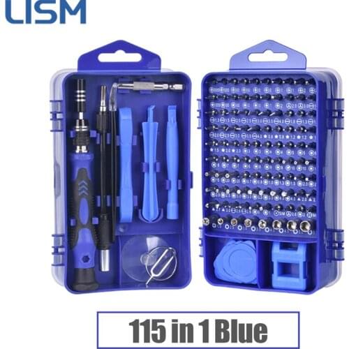 115 In 1 Screwdriver Set Multi-Function Manual Repair Tool for Computer Watch Mobile Phone Disassembly Tool Screwdriver Set
