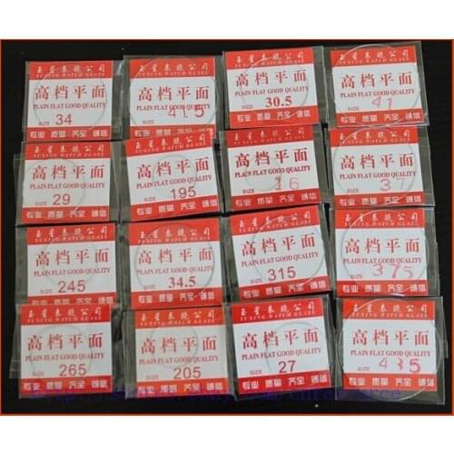 New flat glass watch crystal diameter 23 - 27.5 mm Thick 1.5 mm