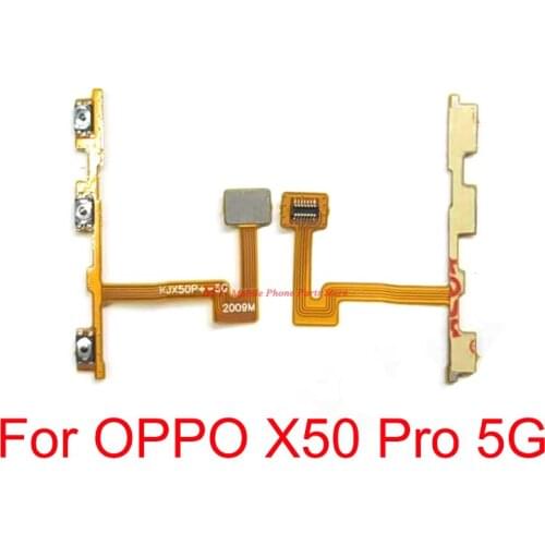 New Power and Volume Switch Flex Cable Repair Parts For OPPO X50 Pro X50pro 5G Power Side Button Key Flex Replacement Parts