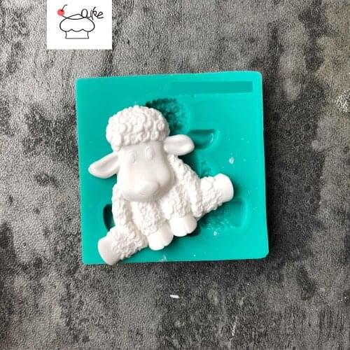 Sheep Cake Tool baking silicone mold hightemperature DIY chocolate cake decoration fondant Epoxy silicone mold H174