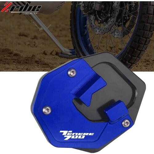 For Yamaha Tenere 700 XTZ700 XTZ690 2019-2021 Kickstand Side Foot Rests Stand Extension Enlarger Aluminum Motorcycle Accessories