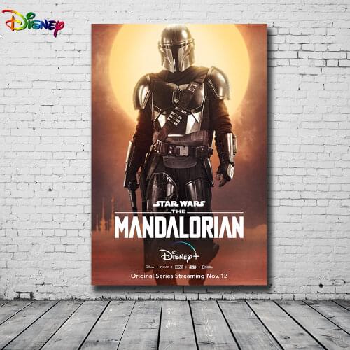 The Mandalorian Season 1 And 2 TV Series Poster Canvas Painting HD Print Living Room Bedroom Decoration Painting Cuadros Decor