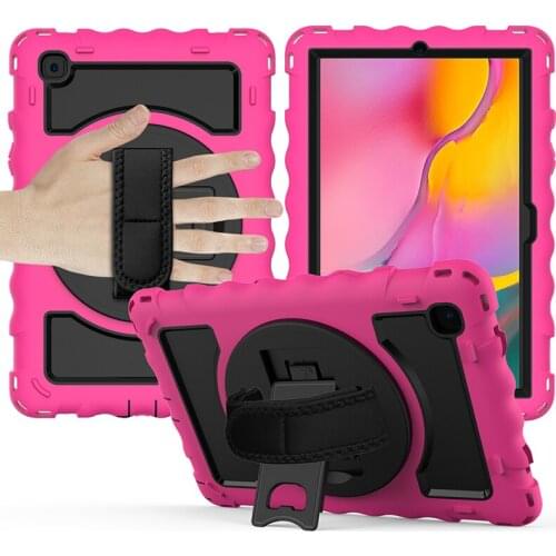 Shockproof Cover for Samsung Galaxy Tab A7 10.4 Silicone Case with Hand Strap for Samsung T500 T505 Cover