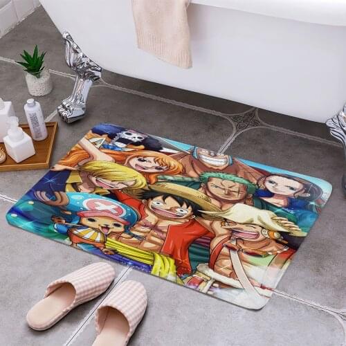 Straw hats One piece Cheaper Anti-slip Modern Area Rugs Living Room Balcony Bathroom Printed Carpet Doormat Hallway Bath Mat