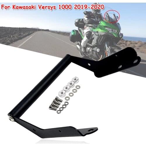 VERSYS1000 Motorcycle accessories Mobile Phone GPS Plate bracket Supporter Holder Bar 20 mm FOR KAWASAKI VERSYS 1000 2019 2020