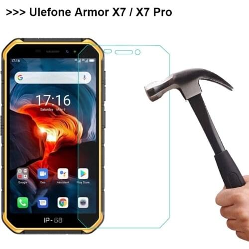 2PCS Glass on Ulefone Armor X7 Pro Screen Protector For Ulefone Armor X7 Tempered Glass For Ulefone Armor X6 Glass Phone Film