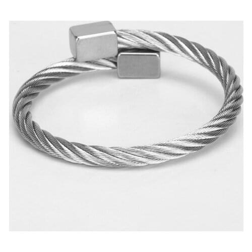 Bracelets & bangles Love bangle Bracelet Titanium stainless steel Bangle Steel Rectangle Bracelet Pulseira feminina
