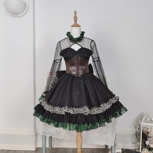 Anime Touhou Project Kaenbyou Rin Daily Lolita Flower Dress Gorgeous Uniform Cosplay Costume Women Halloween FreeShipping 2021