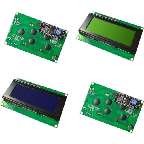 LCD2004+I2C 2004 20x4 2004A blue screen HD44780 for arduino Character LCD /w IIC/I2C Serial Interface Adapter Module