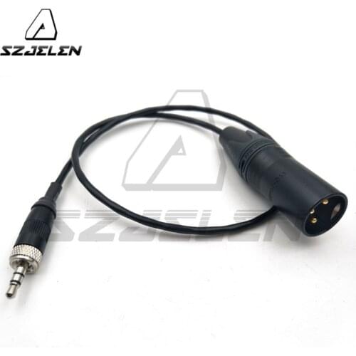 Sound equipment recording conversion cable,Locking plug 3.5 audio to XLR 3 pin Male for Sony D11 audio cable,50cm